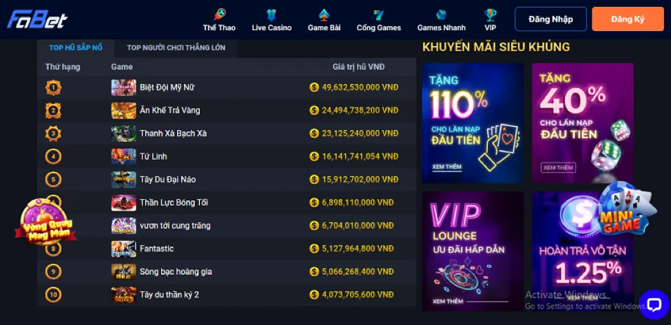 Chương trình VIP BI88 App Android